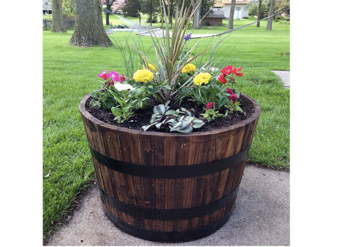 Half Whisky Barrel